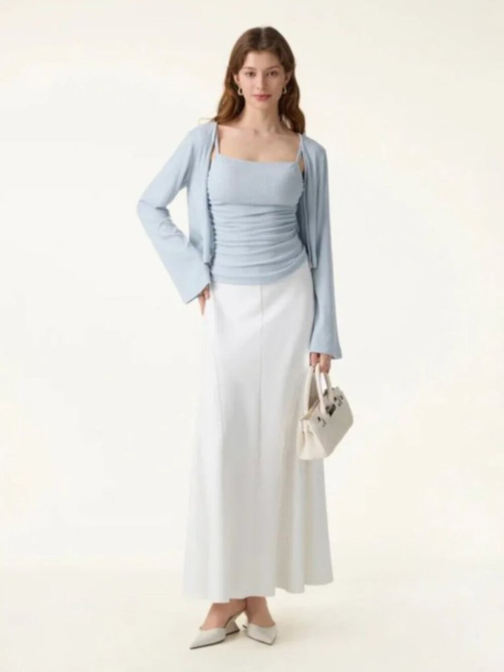 OGL Maxi Skirt White